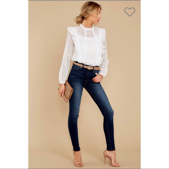 New Sensation White Lace Bodysuit - Picture 4 of 4